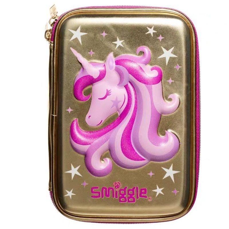 Australia caja de papelería smiggle para estudiantes de primaria y secundaria caja de lápices de gran capacidad para niños EVA caja de lápices grande de imagen tridimensional 3D