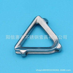 Sunshade sail wire rope D-type collar stainless steel wearing rope D-type steel sleeve with collar sunshade sail wire rope cable
