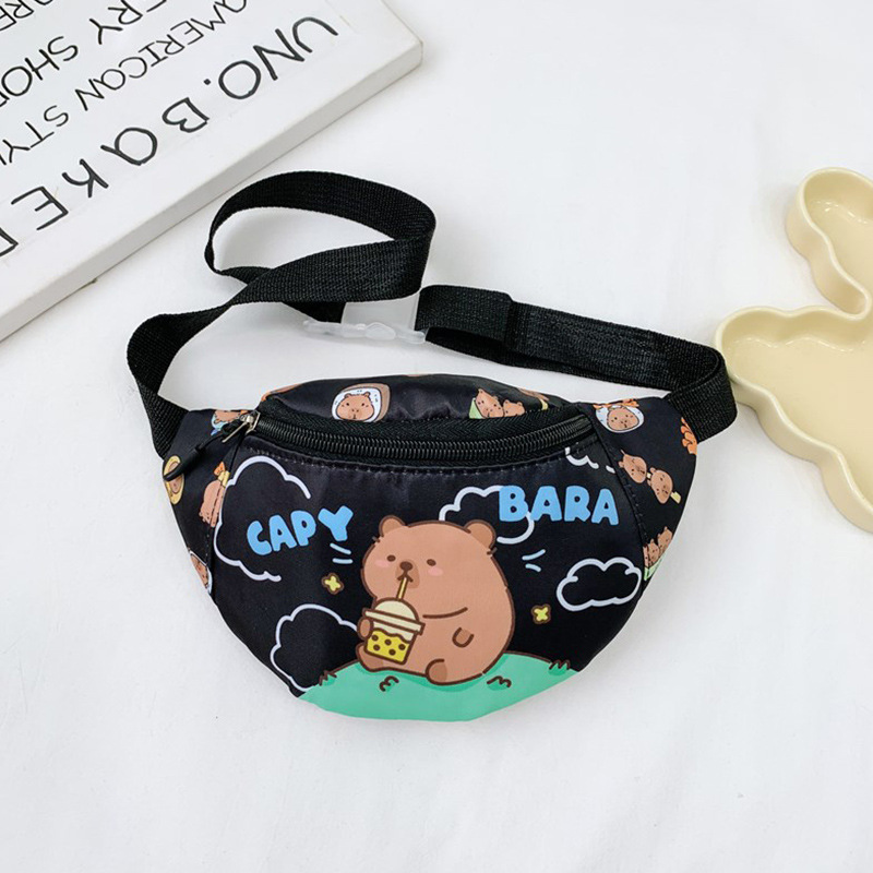 Bagos lindos para niñas, nuevos caritas de dibujos animados para niños, bolsos de pecho, bolsos de cambio para niños