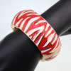 Fashionable zebra, bracelet, metal enamel, European style, suitable for import, new collection