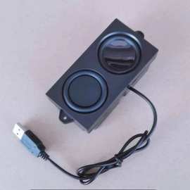跨境机箱内置台式音乐有源扩音5瓦喇叭扬声器单USB线声卡小音响