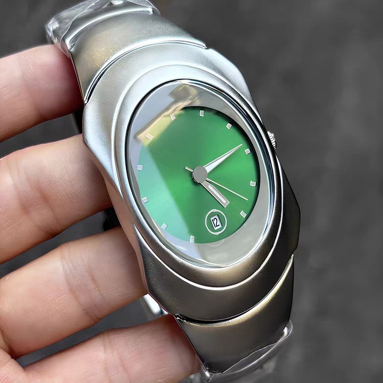 Popular Foreign Trade Live-Stream Watch, Millennium-Era Unique Design, Non-Oakley Calendar, Steel Band, Niche Men's Wristwatch, Direct from Factory