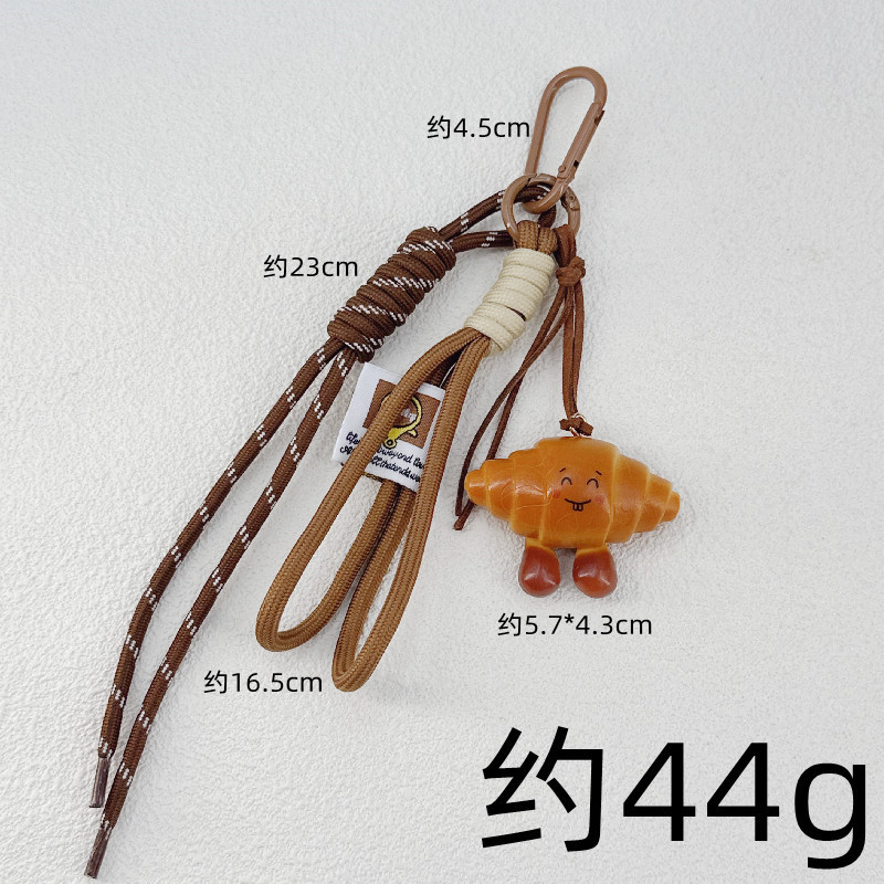 Llavero Colgante para Bolso con Diseño de Comida Realista de PVC