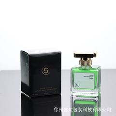 古典的な正方形の香水瓶30ml 50ml 100mlガラスボトル细かいミストスプレー香水瓶化粧品包装