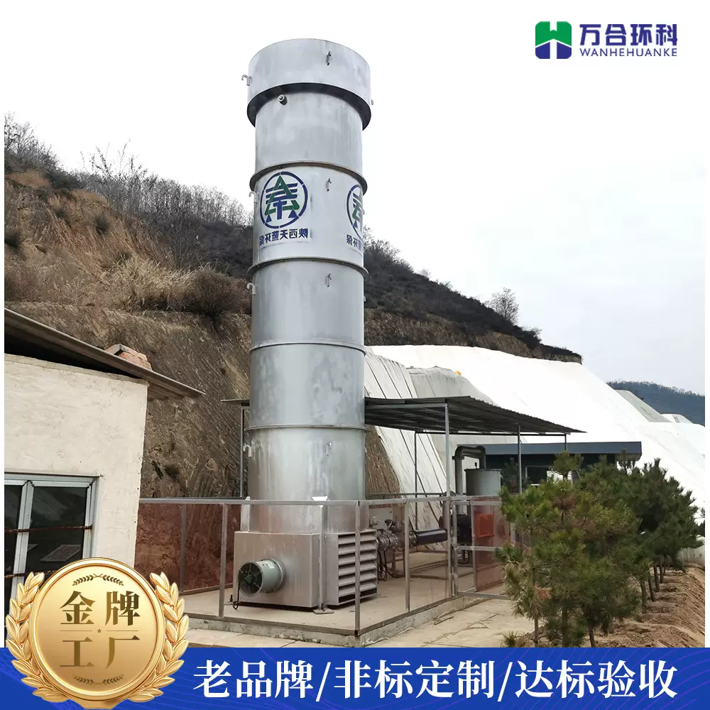 垃圾填埋场1000立方内燃沼气火炬污水废气处理火炬自动点火设备