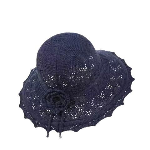 New summer women's Korean version of sun hat large brim hat lace sun protection sun protection sun protection hat foldable beach hat