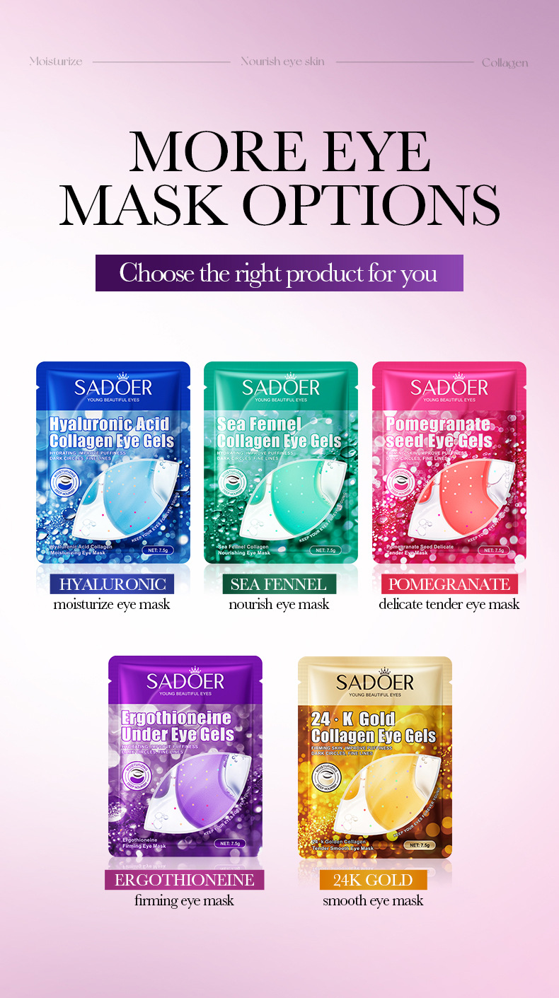 Moisturizing and Nourishing Firming Eye Mask for All Skin Types 7.5g 12g