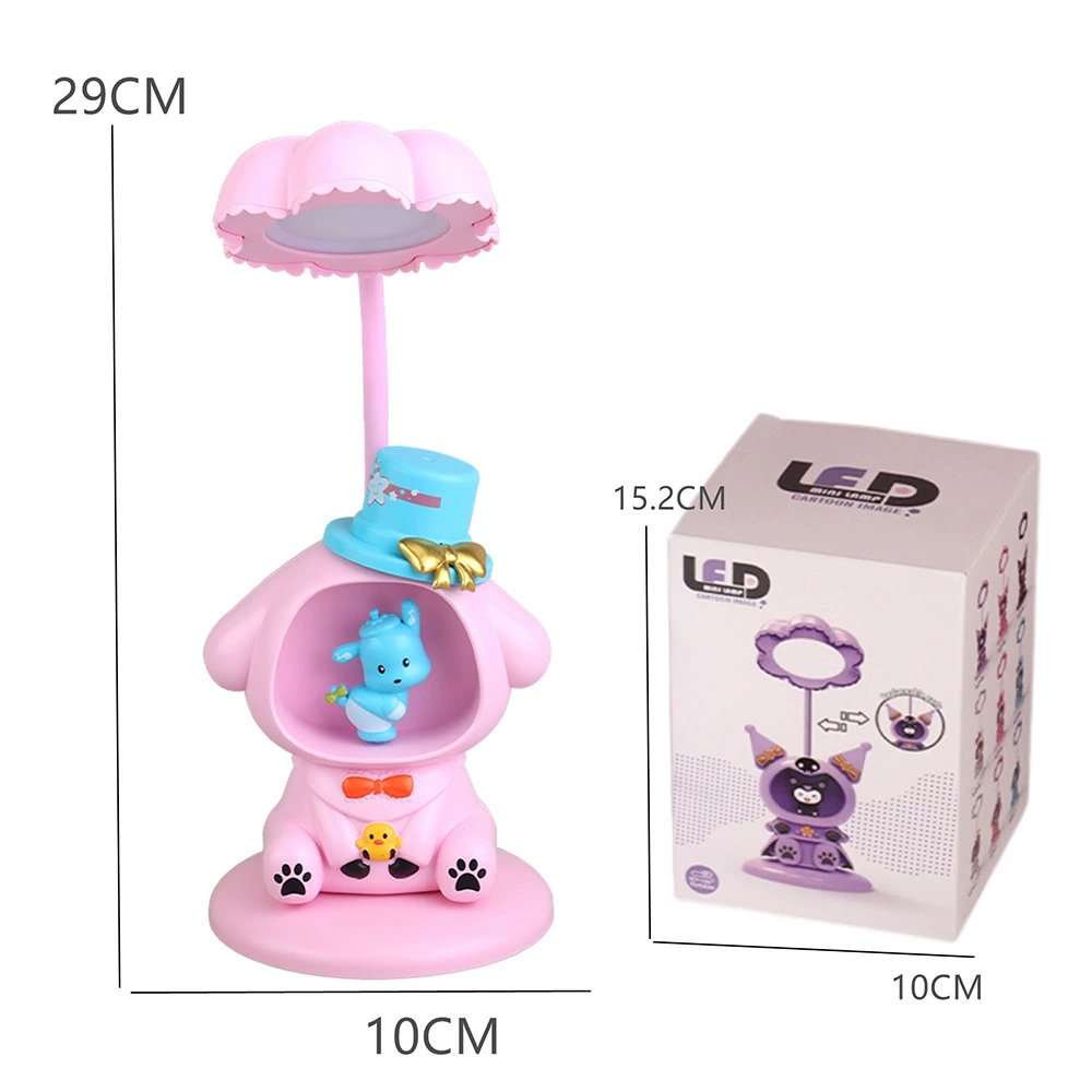 Cartoon table lamp for bedroom, LED sharpener, Birthday gift