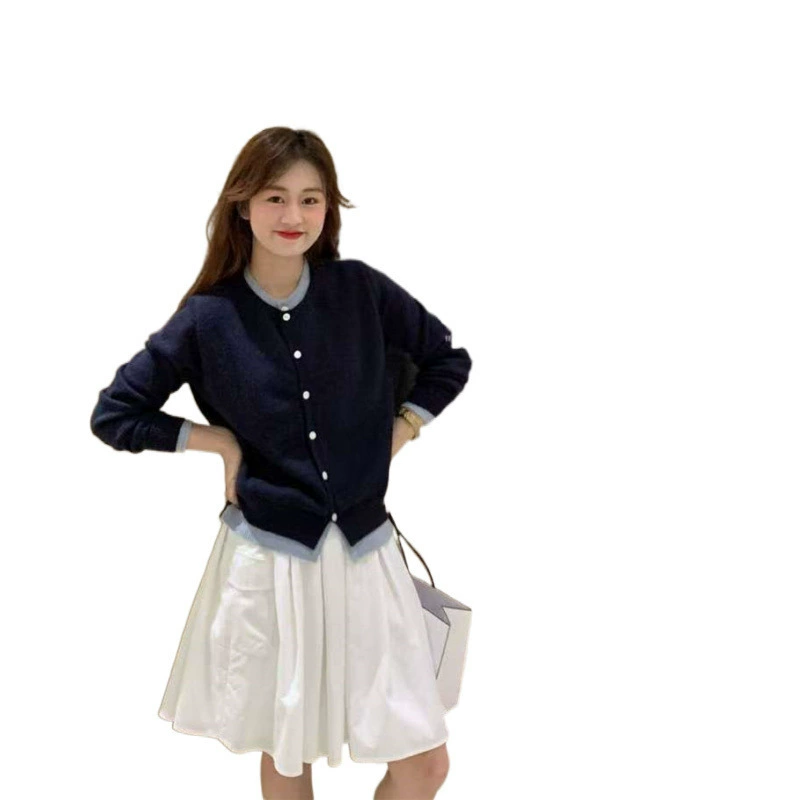 Oolong tea Da Hong Pao, set, knitted sweater, cardigan, fit