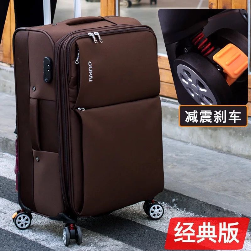 Oxford maleta de tela universal rueda caja de viaje para estudiantes de sexo masculino y femenino caja de cifrado caja de tela pulgada pulgada