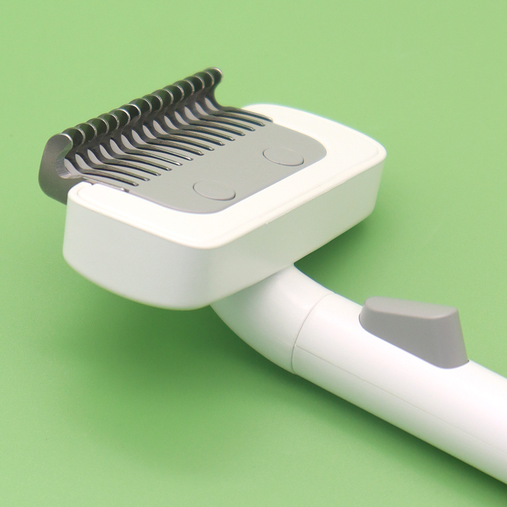 Peine de nudo abierto para mascotas, peine para perros, peine para perros, peine para perros, peine de acero inoxidable, peine para perros, peine para perros, peine