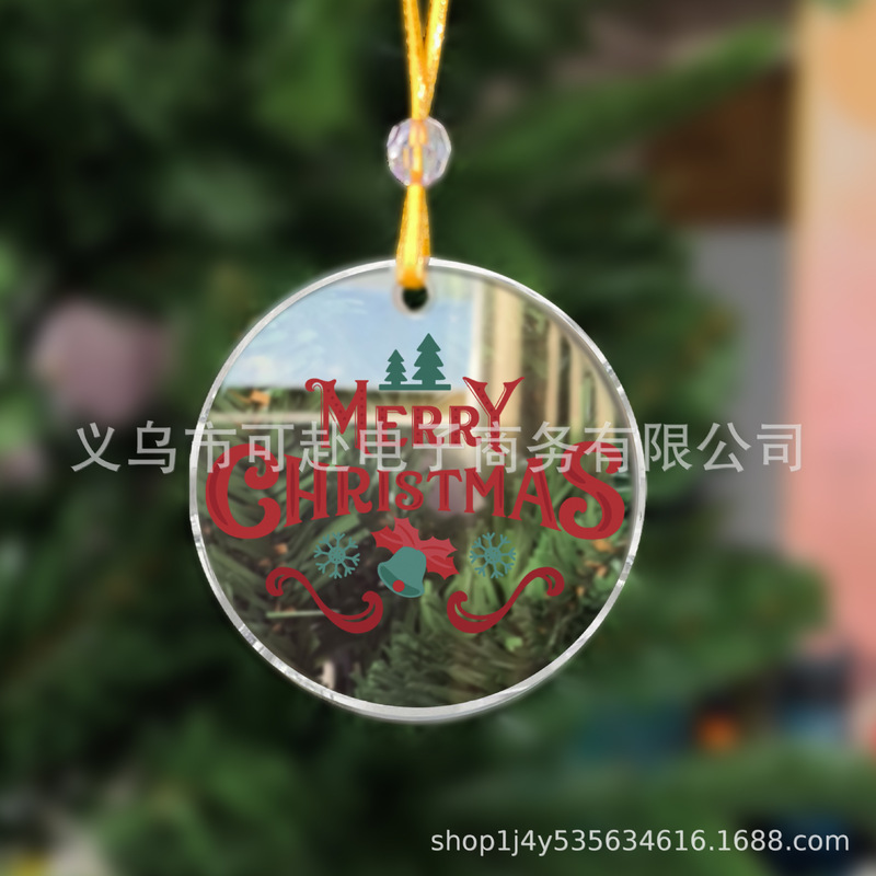 現物クロスボーダー透明アクリルクリスマスクリスマスツリー装飾家庭装飾装飾装飾装飾置物|undefined