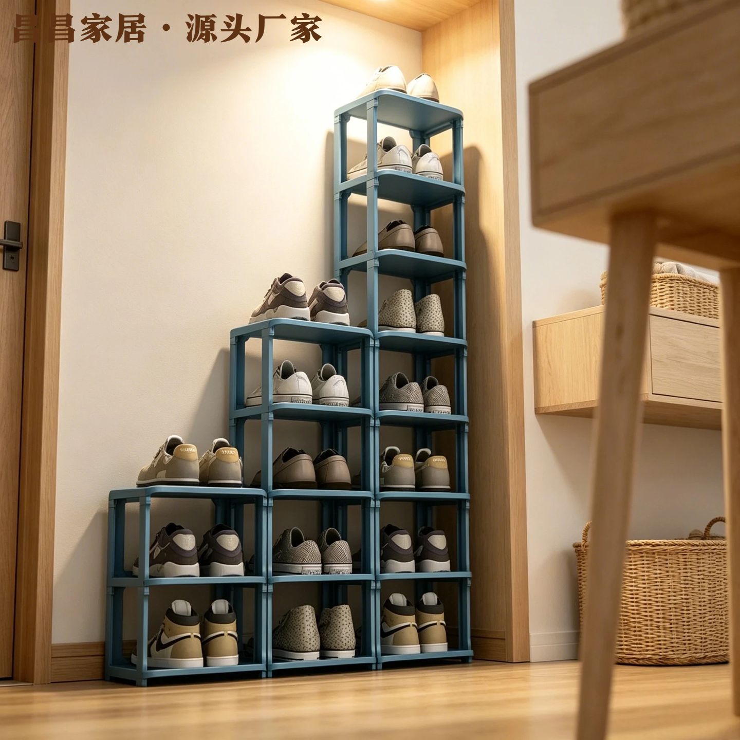 家用鞋架子落地多层宿舍门口简易夹缝收纳鞋架省空间小型置物架