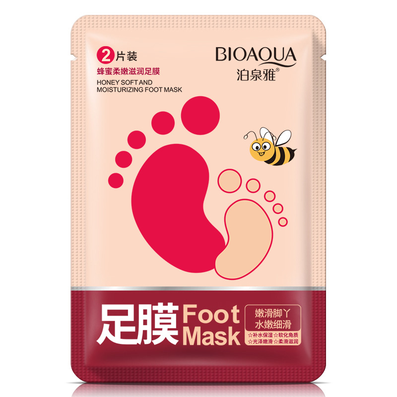 Poquanya honey smooth and moisturizing foot mask, hydrating and moisturizing hand mask, moisturizing hand care, exfoliating cosmetics