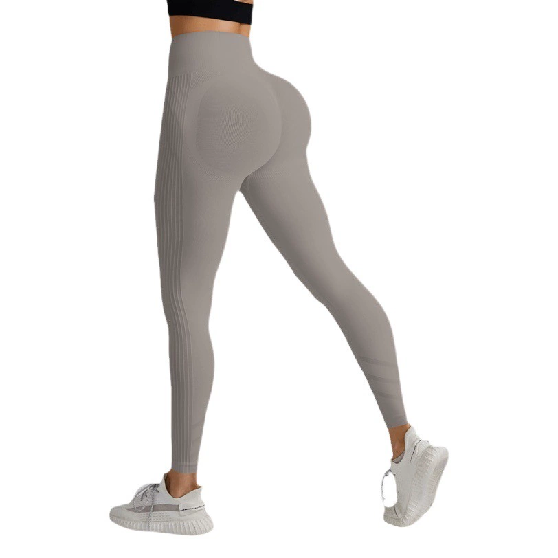 Женские спортивные леггинсы Muyao для йоги и фитнеса с высокой талией, утягивающие живот и подтягивающие ягодицы, облегающие, быстросохнущие, дышащие