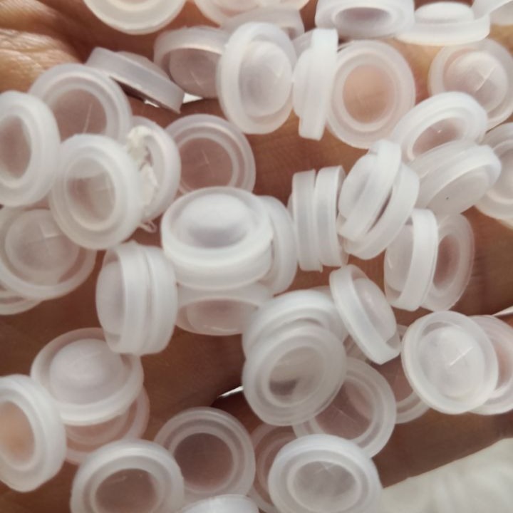 深圳现货供应9.8MM硅胶阀 本色十字硅胶阀食用硅胶阀倒立瓶硅胶阀