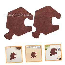 木质拼图杯垫酒吧餐桌装饰用品六边形实木隔热垫创意花朵造型防烫