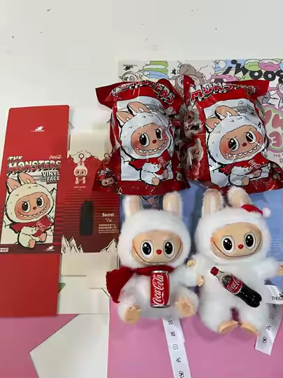 Labubu森林童话系列盲盒搪胶毛绒鸭鸭精致手办潮玩公仔玩具小黄鸭|undefined