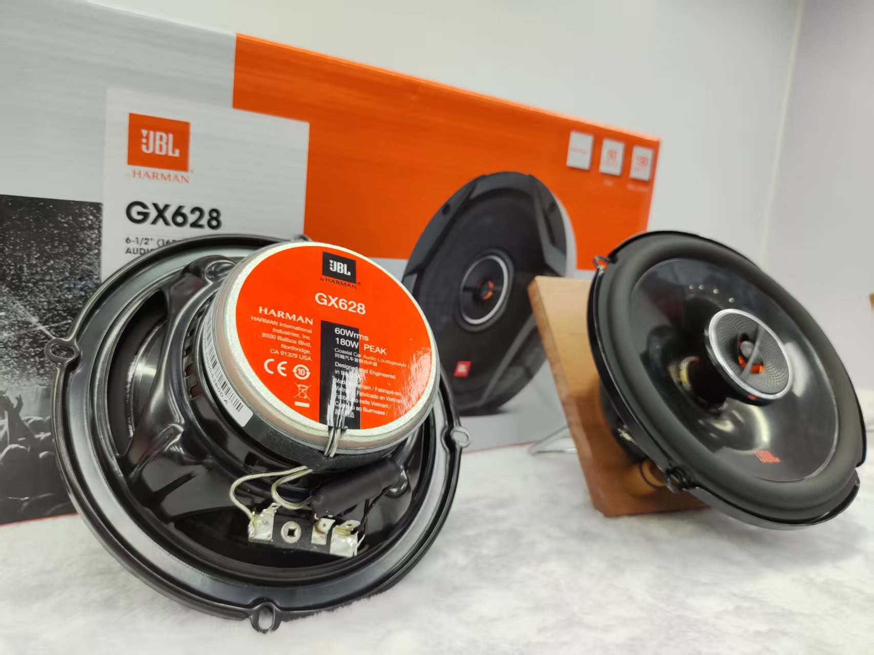Jbl Speaker Gx628 Coaxial Car Speaker 6.5inch New Upgraded Speaker Genuine Product Guarantee