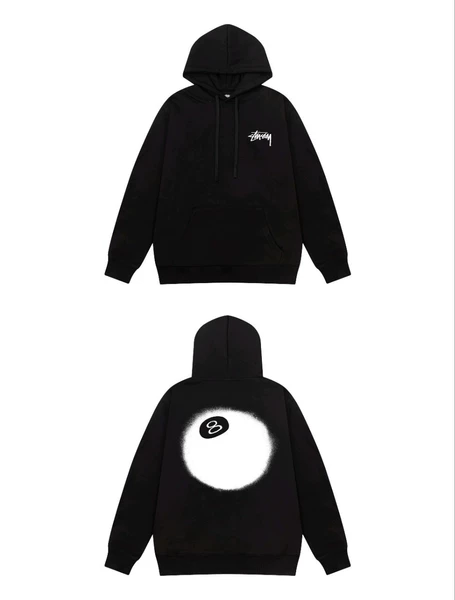 Gradient black eight black
