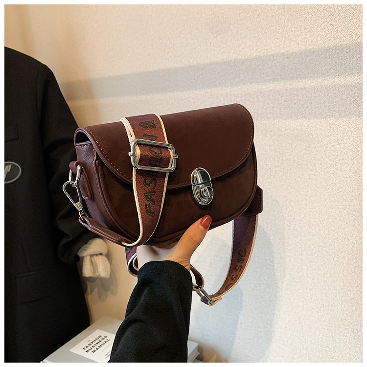 Niche Premium Feeling Crossbody Leopard Satteltasche Damen Neue Retro Mode Schultertasche_voghion.com