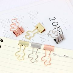 Factory Direct Supply Metal Small Clip Cartoon Style Long Tail Clip Document Swivel Clip Invoice Clip Wholesale