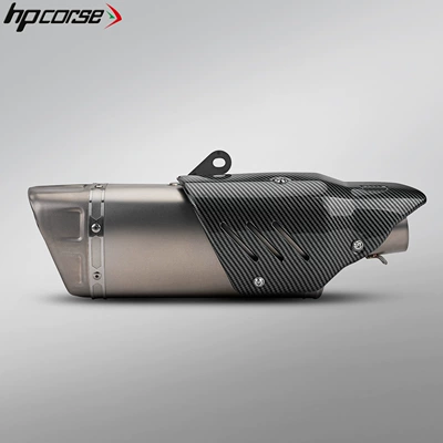 Pipe with Triangular Belt, Imitation | Motorcycle exhaust pipe