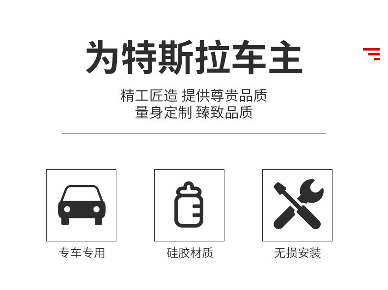 Suitable for Tesla Model 3/Y/Yl Charging Port Cover Silicone Modification Dust Cover Protective Cover Magnetic Protection