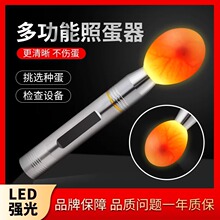 照蛋器led-手电筒孵化专用验蛋孵蛋可充电照蛋灯蛋种检查冷光孵化