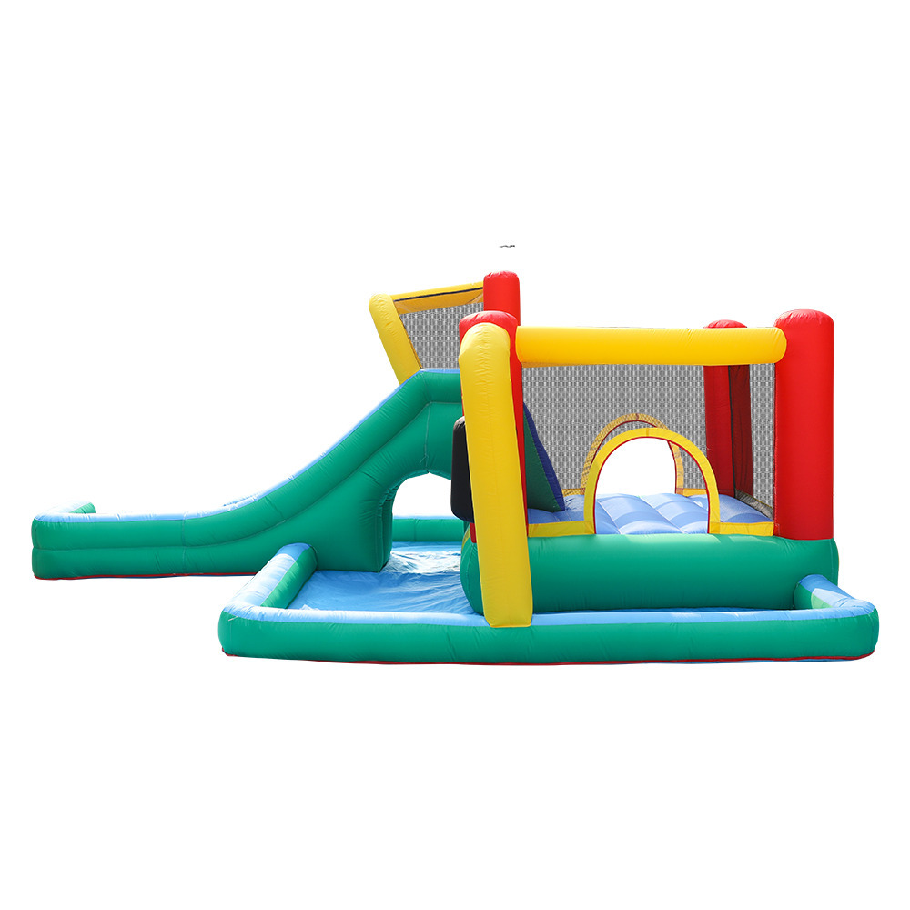 Dr. Pig inflatable castillo juguetes al aire libre para niños trampolín infláble parque de atracciones pequeño castillo familiar