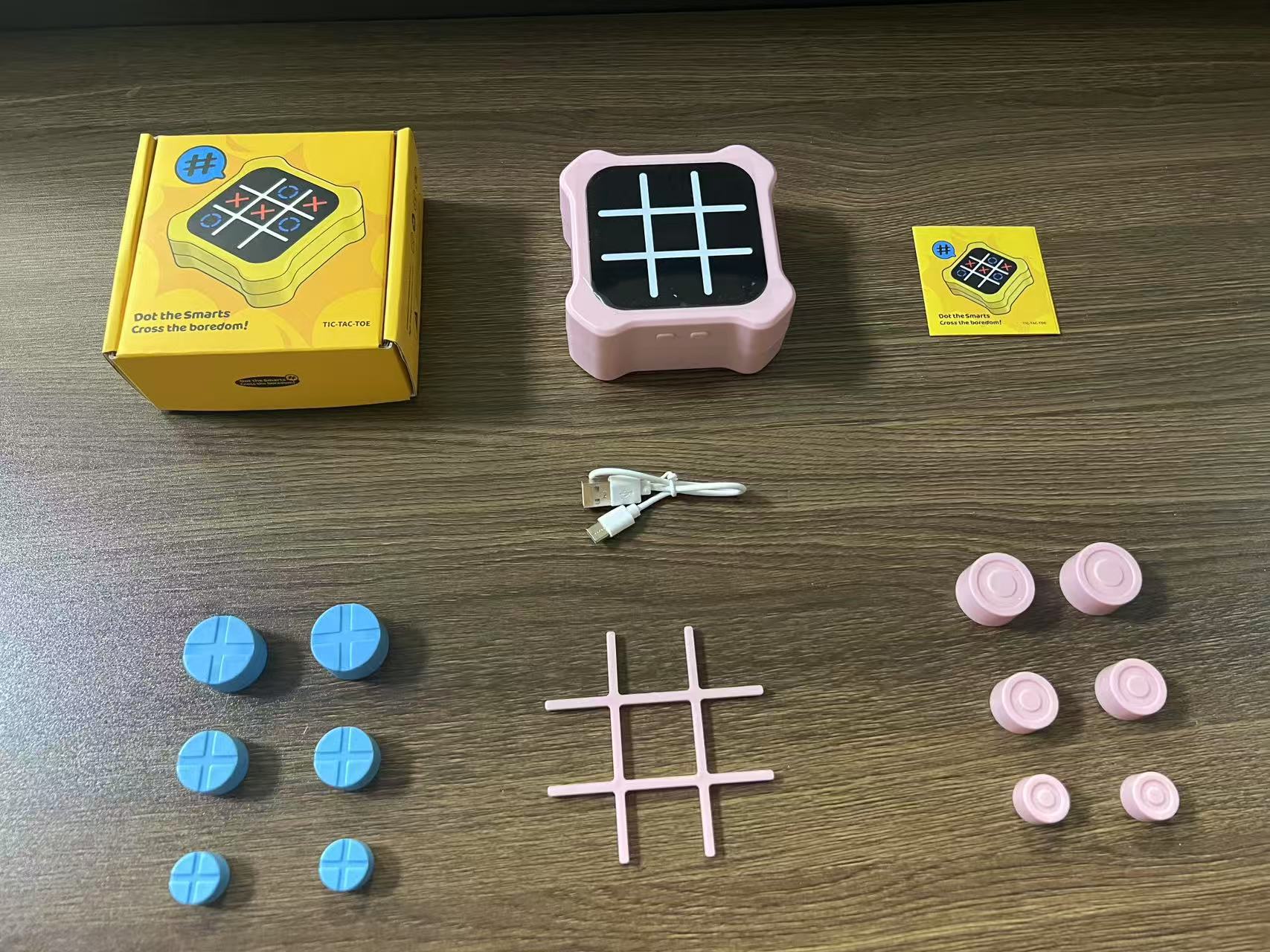 더블 레이어 틱택토 [핑크] 영문