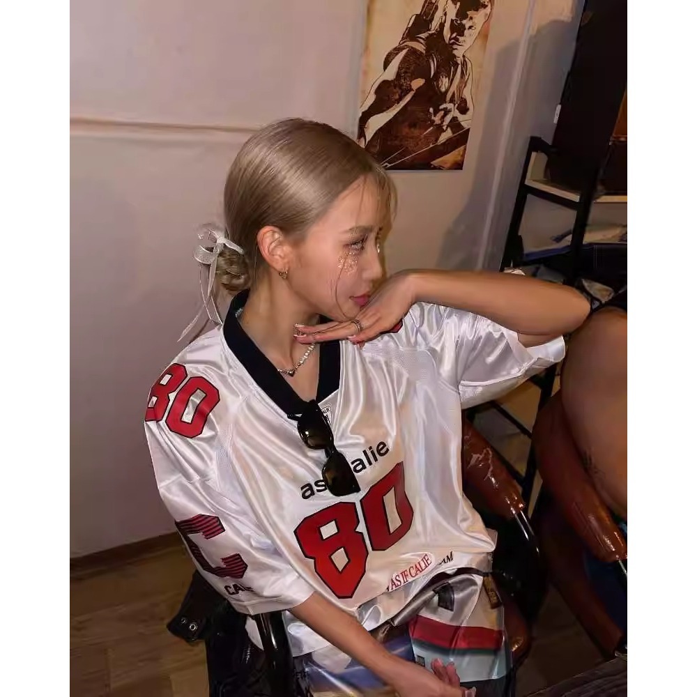 Summer New American-style Printed Loose Short-sleeve Jersey T-shirt, Street Sports Casual T-shirt For Men_viptrois.com