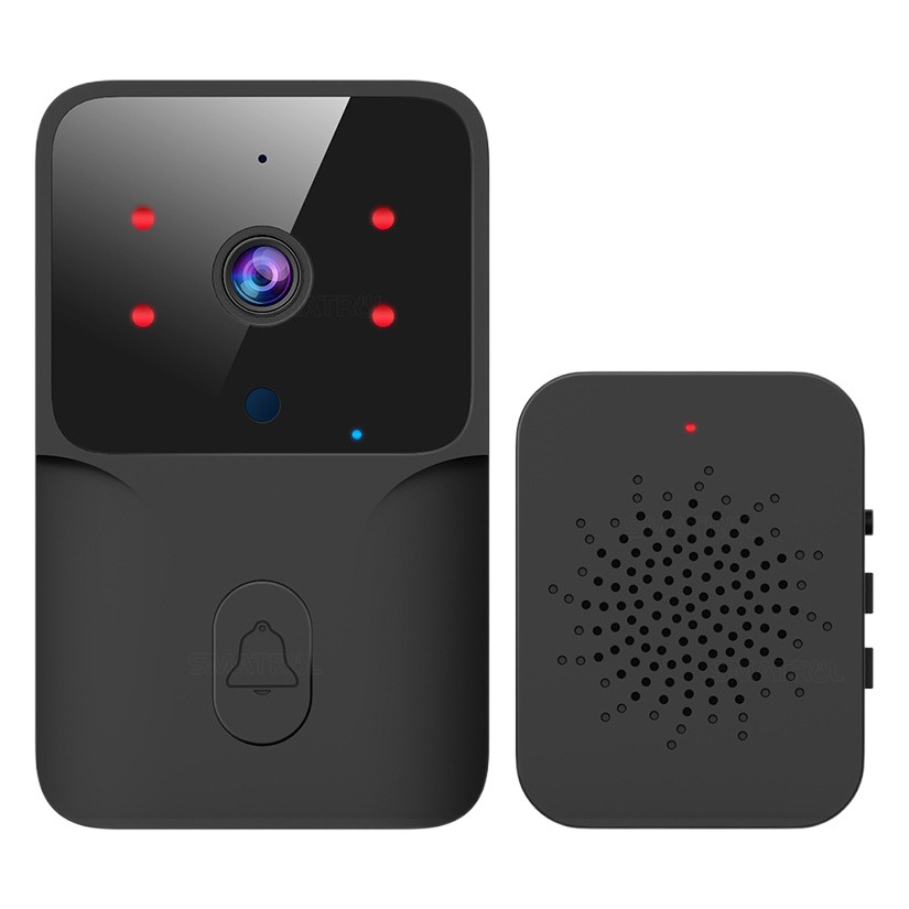 Timbre de video inalámbrico Home graffiti WiFi timbre cámara de dos vías de intercomunicación de voz timbre