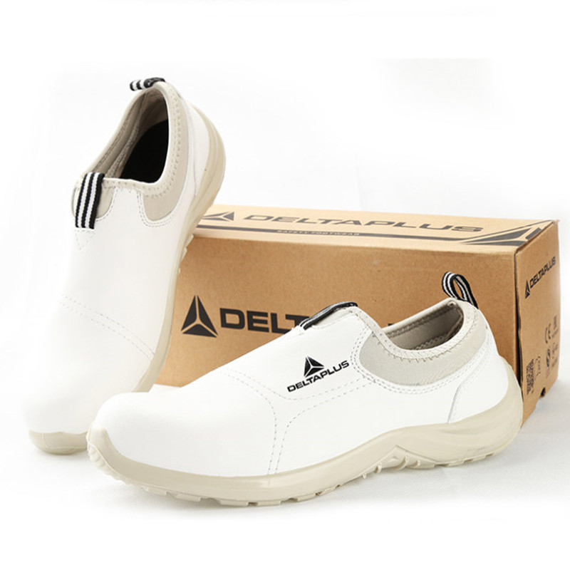 代尔塔301213小白鞋 防滑耐油耐磨防水防护鞋 防砸防静电安全鞋