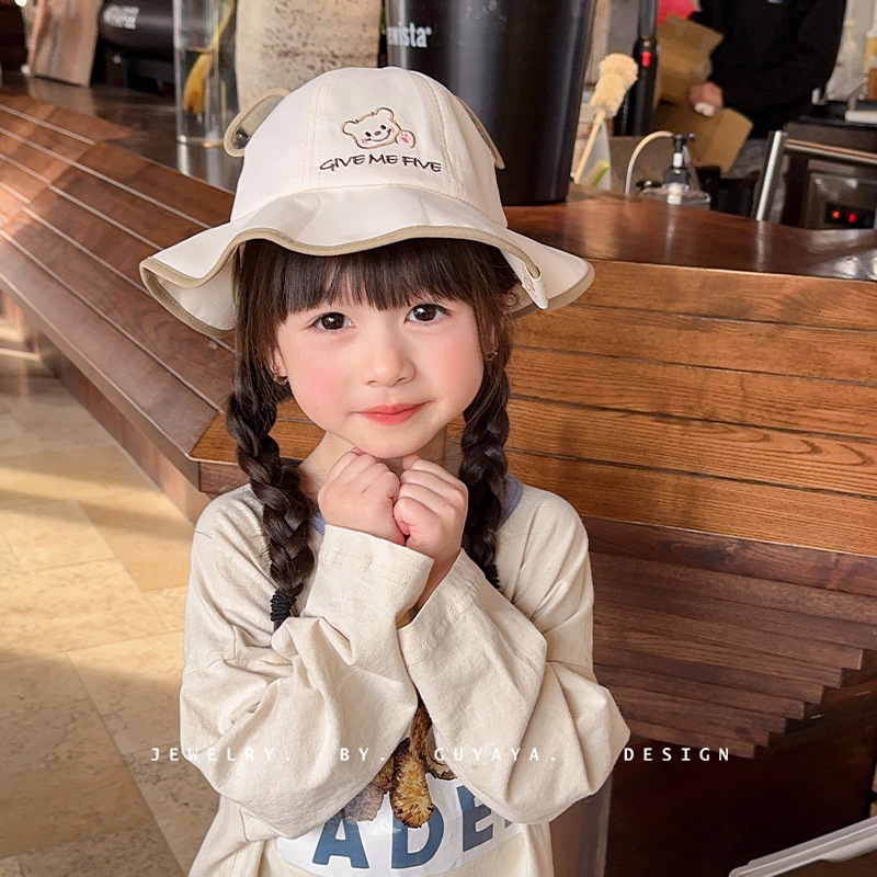 Sombreros para bebés primavera y otoño verano delgado sombrero de protección solar para bebés, sombrero de pescador para bebés, sombrero de sol