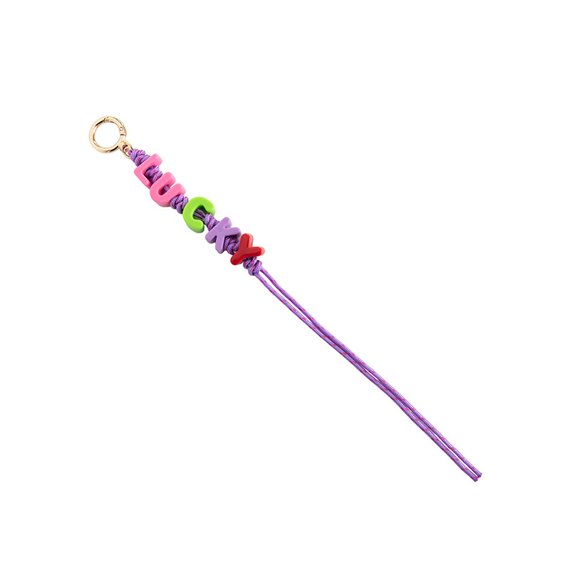 22g Weight Bag Charms Bag Accessories Type 1 Piece Quantity Daily Occasion Acrylic, rope Material Vocabulary Words/Name Pattern Casual, Simple Style Style 1 Piece Acrylic Rope Vocabulary Words/Name Bag Charms 4
