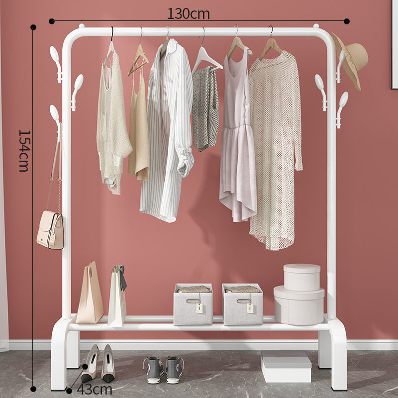 White 130cm arched band hat rack