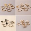 Ring, fashionable accessory, set, Amazon, suitable for import, micro incrustation