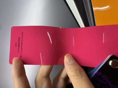 Tpu Colored Car Wrap Film Beetroot Purple Ppf Car Body Film 1.52m In-Stock Factory Wholesale (Auto Color Change Film) - pet-beetroot-purple-15215m