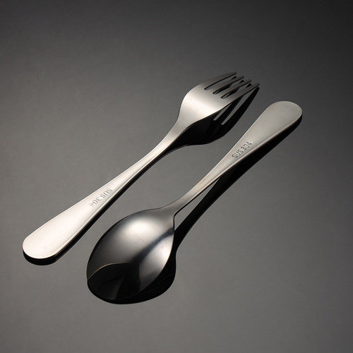 Aion 304 stainless steel set fork and spoon portable tableware kindergarten student gift lunch box lunch box log