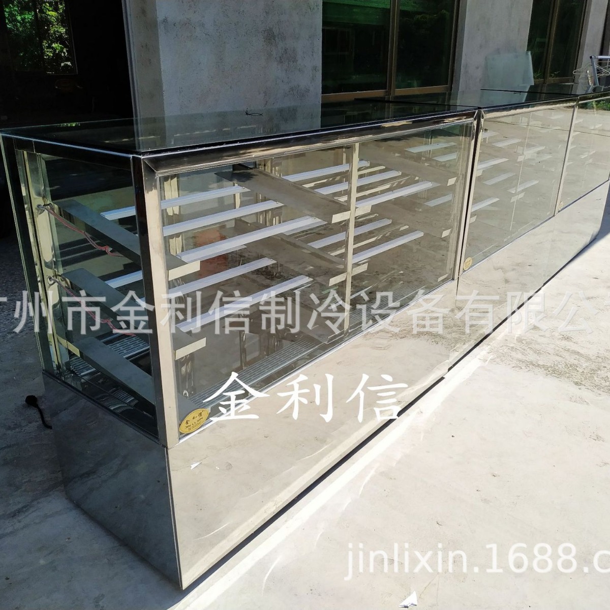 不锈钢直角插盘式港式菠萝保酥展示柜食品熟食电热保温陈列柜