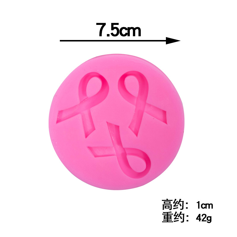 Nudo Giro amor textura de la felpa silicona molde fondant cake Edge Decoración Accesorios herramientas para hornear epoxi