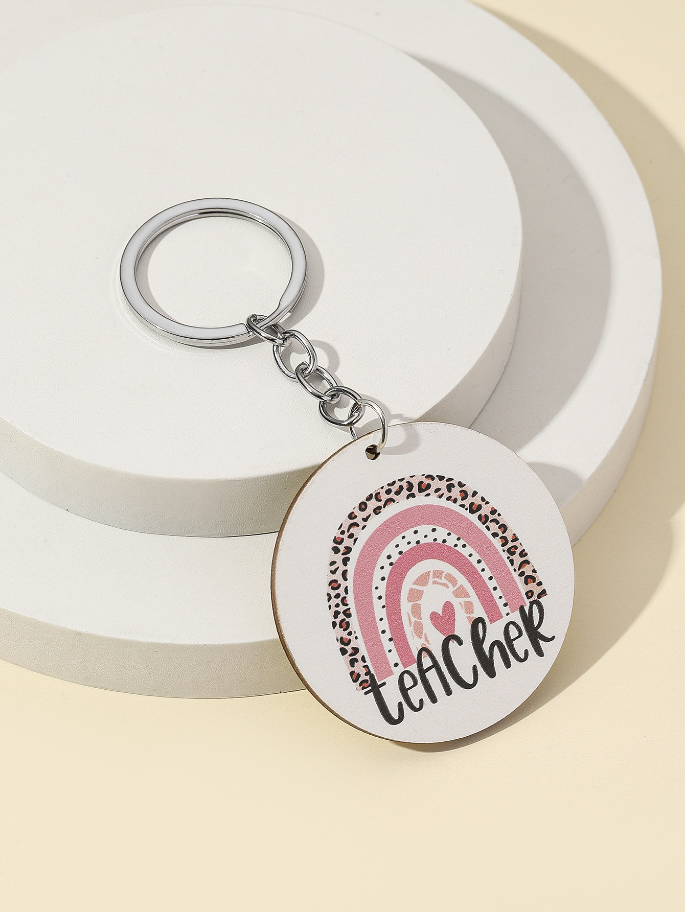 1 Piece Modern Style Letter Wood Teachers' Day Unisex Keychain display picture 17