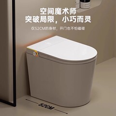 小型スマートトイレ 52cm 水圧制限なし 家庭用全自動瞬間湯沸かし一体型トイレ サイフォン