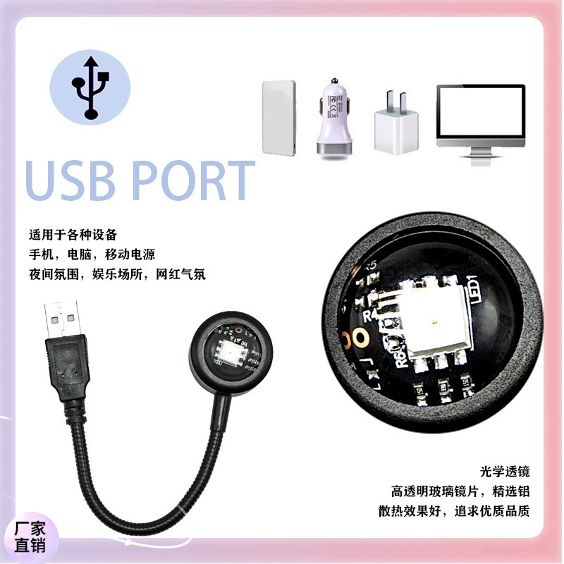 ▧Свет заката USB атмосферная лампа настольная трансляции заката свет спальня прикроватный заполняющий свет проекция заката свет маленькая ночь