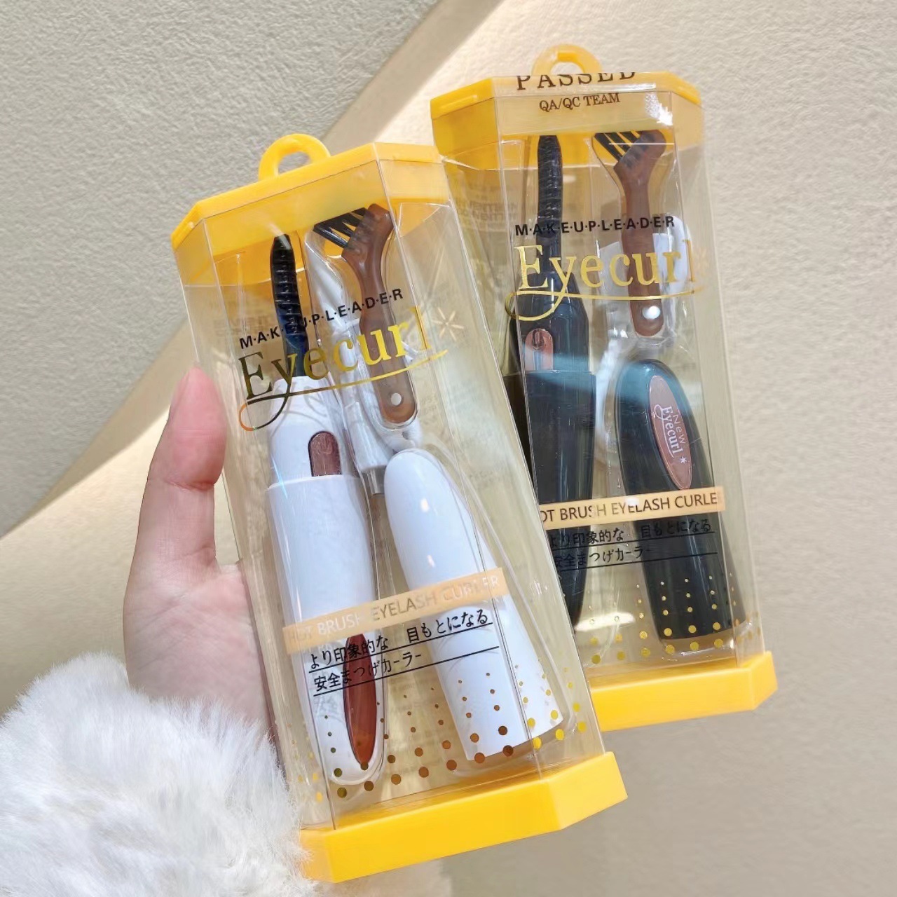 Eyecurl Fourth Generation Electric Eyelash Curler USB Rechargeable Natural Long-lasting Curling Heated Electric Eyelash Curler Mini Portable