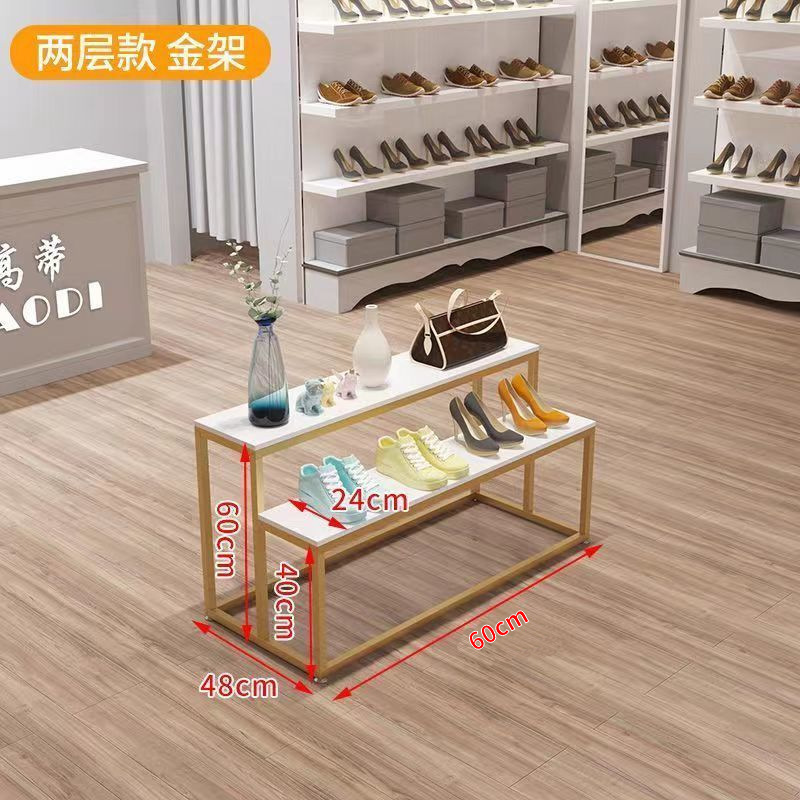 鞋店中岛展示台商场包包展示架鞋架流水台花店化妆品陈列架置物架|undefined