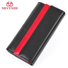 新款女士钱包长款真皮高级感优雅钱夹皮夹头层牛皮女式时尚手拿包