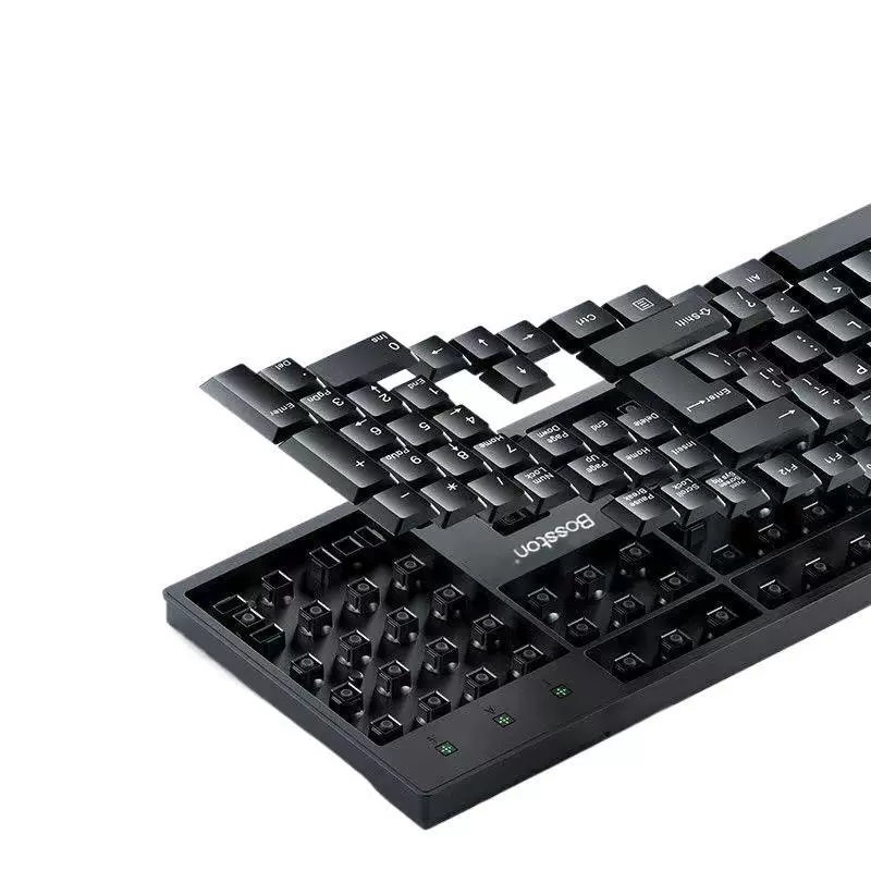 Wireless keyboard, mouse, set, mute mechanical laptop for office