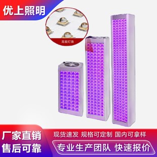 High-Power Satchel Led Ultraviolet Uv Curing Lamp Shadowless Glue Ink Screen Printing Industrial Ultraviolet Light Purple Light
